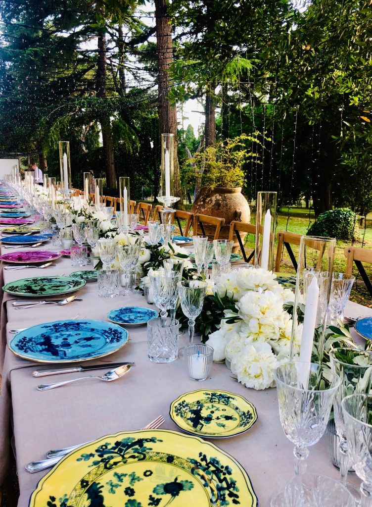 mise en place matrimonio