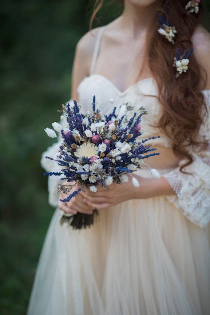 bouquet sposa lavanda