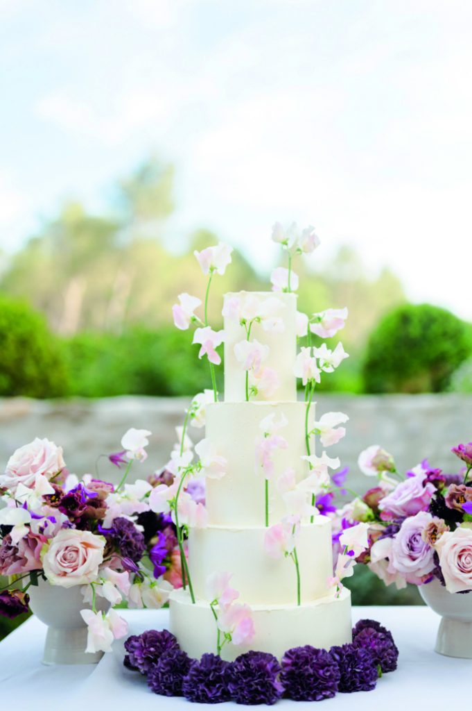 torta nuziale floreale